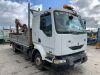 2005 Renault Midlum 180.12 4x2 Dropside Atlas Crane Truck - 7