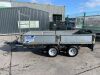 UNRESERVED Ifor Williams LM105G Twin Axle Dropside Builders Trailer c/w New 8Ft Steel Ramps, - 2