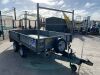 UNRESERVED Ifor Williams LM105G Twin Axle Dropside Builders Trailer c/w New 8Ft Steel Ramps, - 7