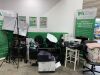 UNRESERVED Selection Of Office Equipment - 5 x Office Chairs, Headphones, Monitor, Keyboards, HP - Printer, Toner Cartridge, Heaters, Microphone, Light Stand & Fittings & More