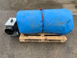 UNRESERVED Blue Bouncing Castle c/w Air Blower (3)