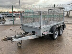 UNRESERVED 2012 Nugent 8x4 Twin Axle Mesh Sided Trailer