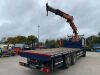 2009 Iveco Stralis 310 6x2 Flatbed c/w Terex TLC 290.2E Extendable Crane - 5