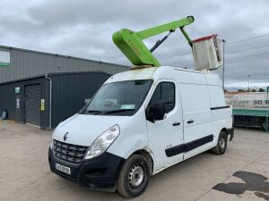 2014 Renault Master III FWD MM35 125 Comfort c/w France Elevateur 10.6M Cherry Picker