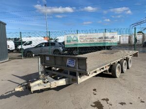 Ifor Williams LM166G Tri Axle Flatbed Trailer