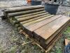 Selection Of Large Round Fencing Posts - 2