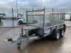 UNRESERVED Ifor Williams 8x4 Mesh Sided Plant Trailer