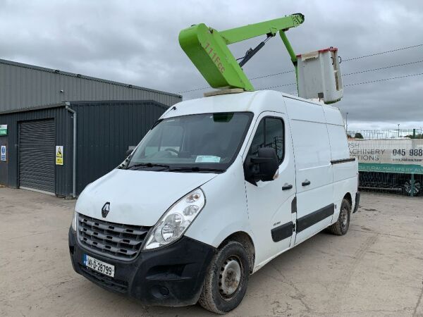 2014 Renault Master III FWD MM35 125 Comfort c/w France Elevateur 10.6M Cherry Picker