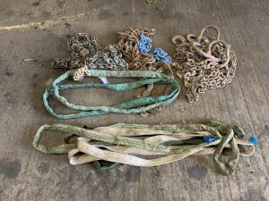Lot To Contain Lifting Chains & Lifting Slings