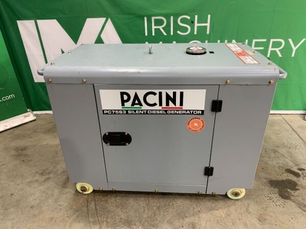 UNRESERVED Pacini LDG7500S-3 Portable Diesel Generator - 206Hrs