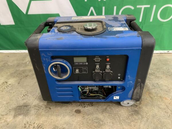 UNRESERVED Pacini HY4500SEi Portable Petrol Generator - 00035