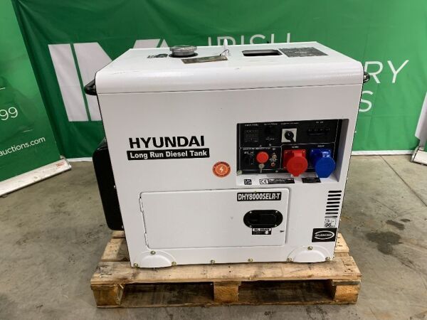 UNRESERVED 2023 Hyundai DHY8000SE Portable Diesel Generator - 200720