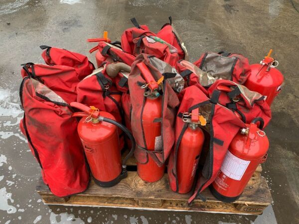 Pallet Of Fire Extingushers