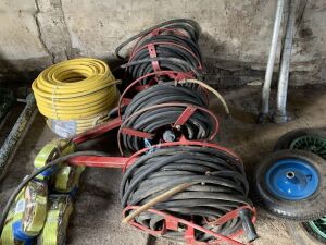 Lot To Contain 3 x Hardi Sprayer Hoses On Reels