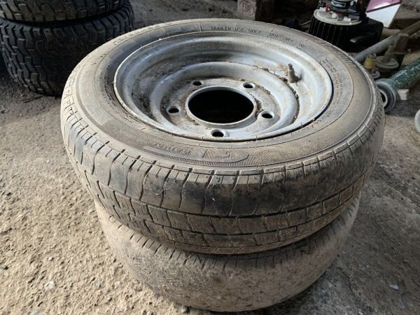 2 x Trailer Wheels (155/70/R12)