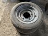 2 x Trailer Wheels (155/70/R12) - 2