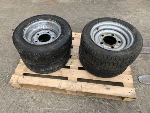 UNRESERVED 4 x 185/60 R12 Ifor Williams Wheels