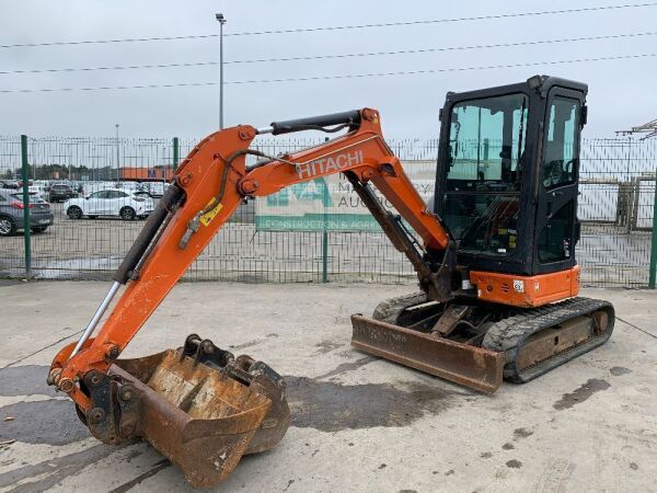 2020 Hitachi Zaxis ZX26U-6 CR Zero Tail Excavator c/w 3 x Buckets