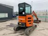 2020 Hitachi Zaxis ZX26U-6 CR Zero Tail Excavator c/w 3 x Buckets - 5