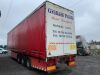 UNRESERVED 2007 SDC Tri Axle 4.5M Curtainside c/w Pallet Racking & Trailer Side Rails - 4