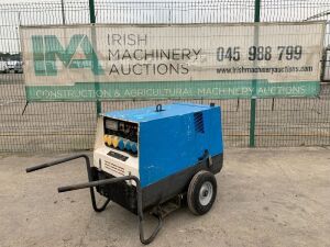 MHM MG10000SSJ 10KVA Portable Diesel Generator - 2685Hrs 