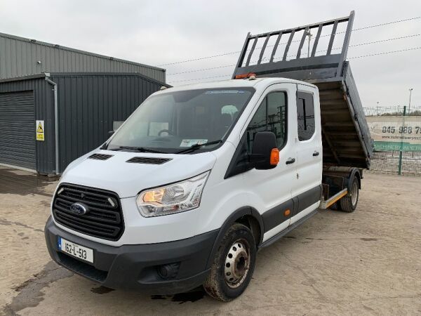 2016 Ford Transit 350 Twin Wheel Crew Cab Tipper 2.2 TDI