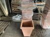 Approx 10 x Heavy Duty 45L Terracotta Plant Pots