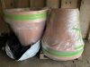 2 x NEW Heavy Duty Terracotta Plant Pots 790LTR