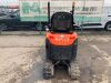 2015 Kubota U10-3 Zero Tail Excavator c/w Buket, Blade, Piped & R.Tracks - 6