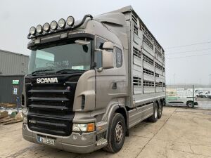 2006 Scania R580 6x2 Pezzaioli Triple Deck Livestock Truck