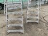 UNRESERVED 2 x 7 Step Platform Ladders - 4