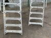 UNRESERVED 2 x 6 Step Platform Ladders - 4