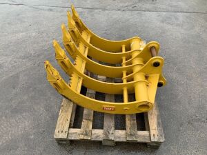 UNRESERVED NEW 2024 TOFT Excavator Rake To Suit 4T-7T Excvator