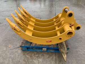 UNRESERVED NEW 2024 TOFT Excavator Rake To Suit 20T-30T Excavator