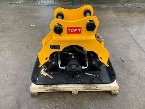 UNRESERVED NEW 2024 TOFT Hydraulic Compaction Plate To Suit 4T-8T Excavator