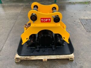 UNRESERVED NEW 2024 TOFT Hydraulic Compaction Plate To Suit 4T-8T Excavator