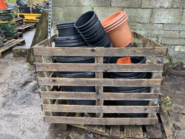 Pallet Of Small & Large Planting Pots