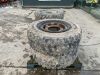 4 x Michelin 395-85-R20 Super Single Tyres & Rims - 2