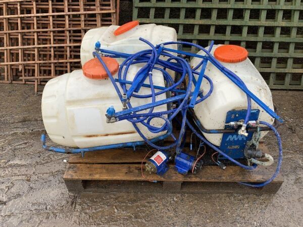 3 x Quad Mounted Sprayers