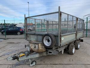 Ifor Williams TT126G Twin Axle Mesh Sided Tipping Trailer c/w Remote