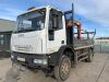 2009 Iveco Eurocargo 140E25 4x4 Pole Truck c/w Palfinger PK12000 Ext Crane