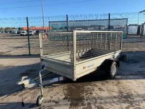 2019 Indespension 8x4 Single Axle Mesh Sided Trailer