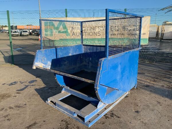 UNRESERVED 2017 DRE 1500Ltr Tipping Skip c/w Mesh Sides