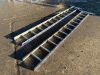 UNRESERVED 2 x 3.5M Straight Ladders