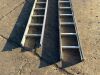 UNRESERVED 2 x 3.5M Straight Ladders - 2