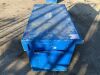 UNRESERVED Blue Job Box c/w Castors - 2