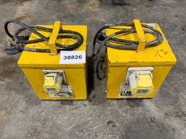 2 x 110V Transformers