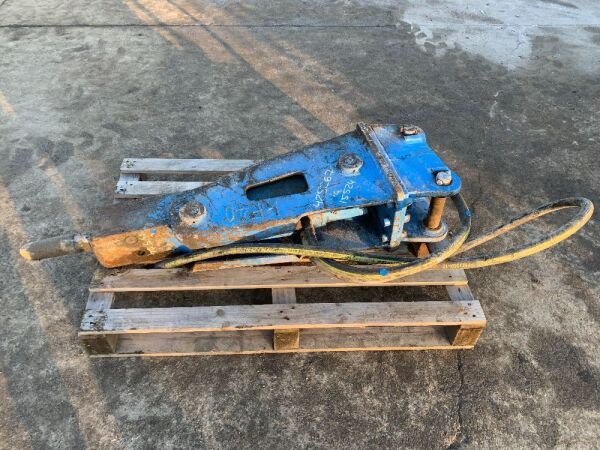 Hydraulic Breaker To Suit 4T-6T Excavator (45mm) (Blue)