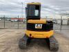 2019 Caterpillar 305CR Zero Tail 5T Excavator c/w 3 x Buckets - 6