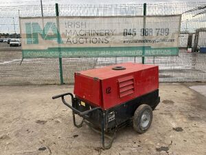 UNRESERVED 2018 Mosa GE12000 13.5KVA Portable Diesel Generator